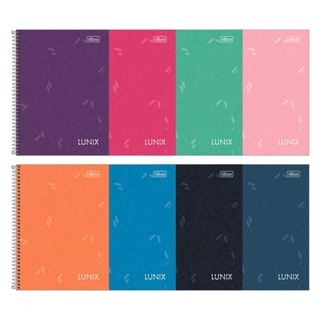 caderno colegial LUNIX 160 folhas 10M TILIBRA em Oferta na Shopee