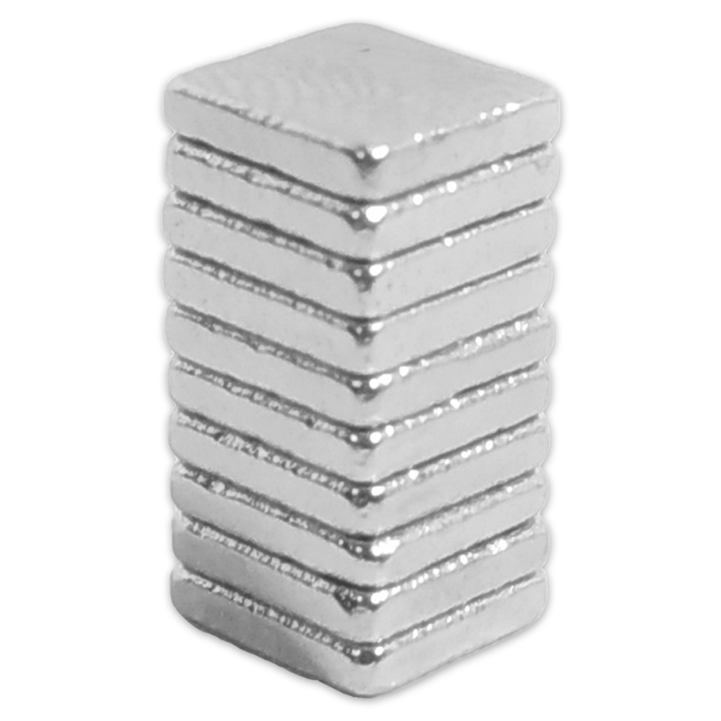 Ima De Neodímio 5mm X 5mm x 1mm - 10 Peças imã Super Forte imã para artesanato em Oferta na Shopee