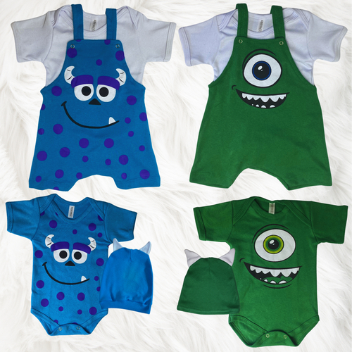 Body Bebê/Jardineira Mesversário Kit em Oferta na Shopee