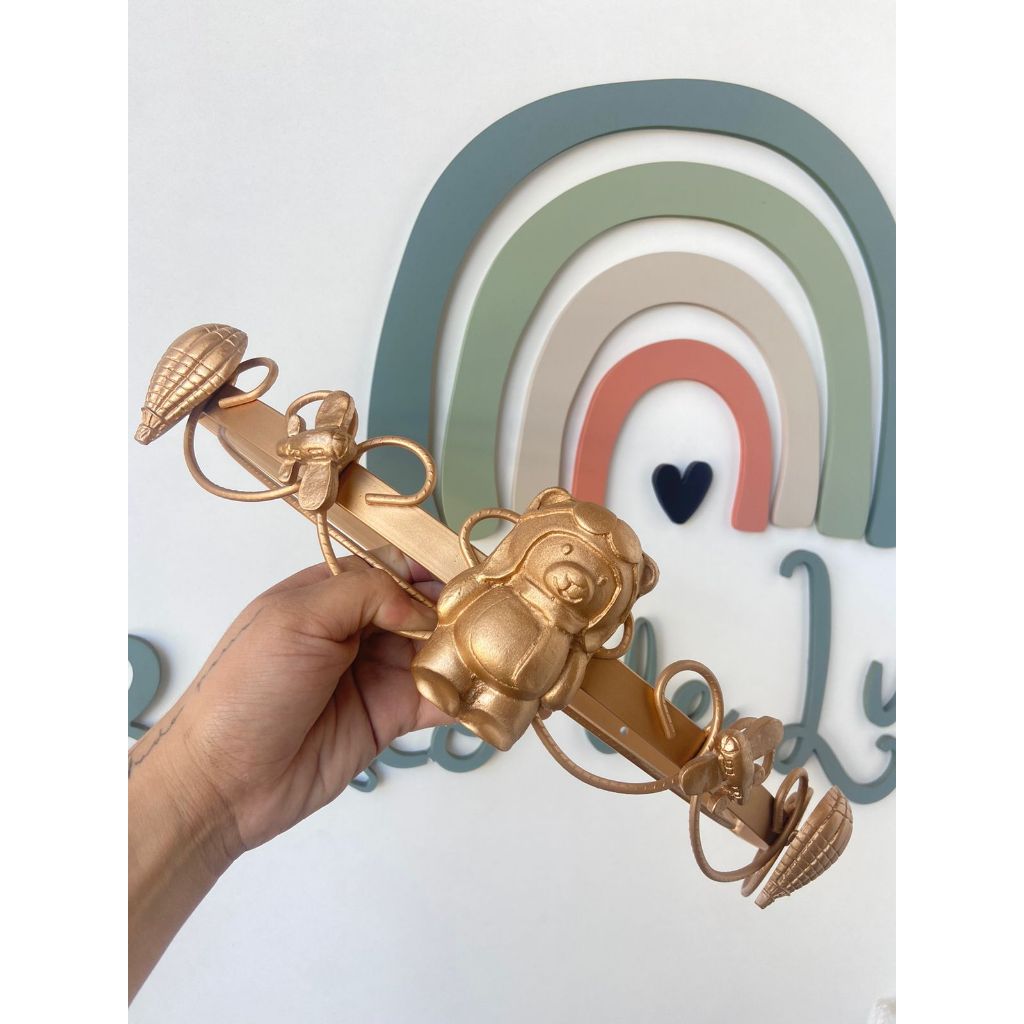 Dossel Urso Aviador Para Mosquiteiro Suporte