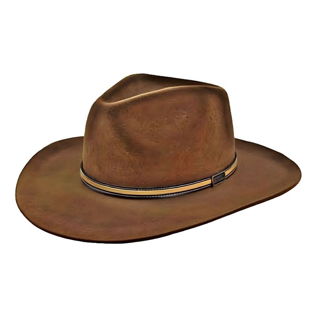 CHAPEU SOCIAL CLASSICO GUSTAVO LIMA MARROM ABA 9 COWBOY