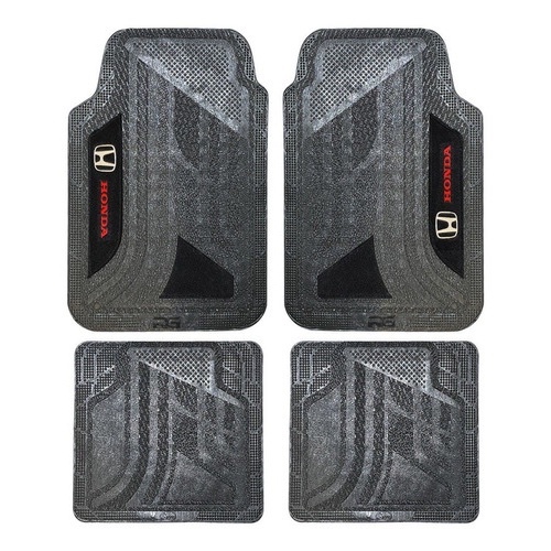Tapete Borracha Pvc Automotivo Honda Dubai Carro Modelo Universal Barato 4 peças New Fit City