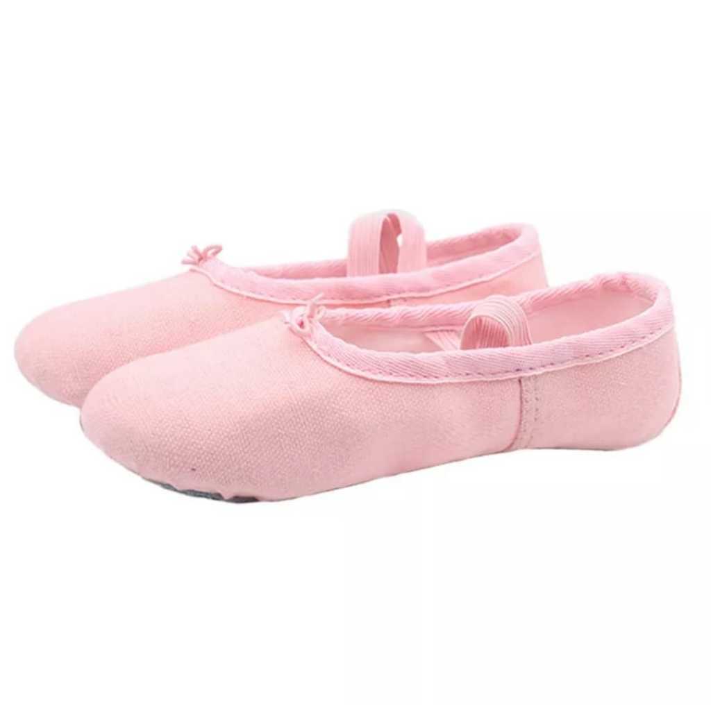 Sapatilha De Tecido Flexível Para Ballet Conversível Sola Dividida em Oferta na Shopee