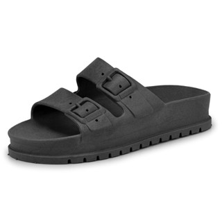 Sandália Feminina Papete Slide Birken Plataforma Confortável e Macia Novo Modelo
