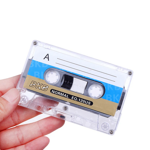 Fita Cassete player Virgem 90 Minutos EQ:120US k7 posição normal para tape deck radio gravador walkman toca fita boombox
