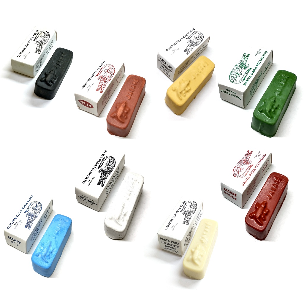 Massa Jacaré Polir E Afiar 145g Original Temos Todas Massa polimento puxa brilho em Oferta na Shopee