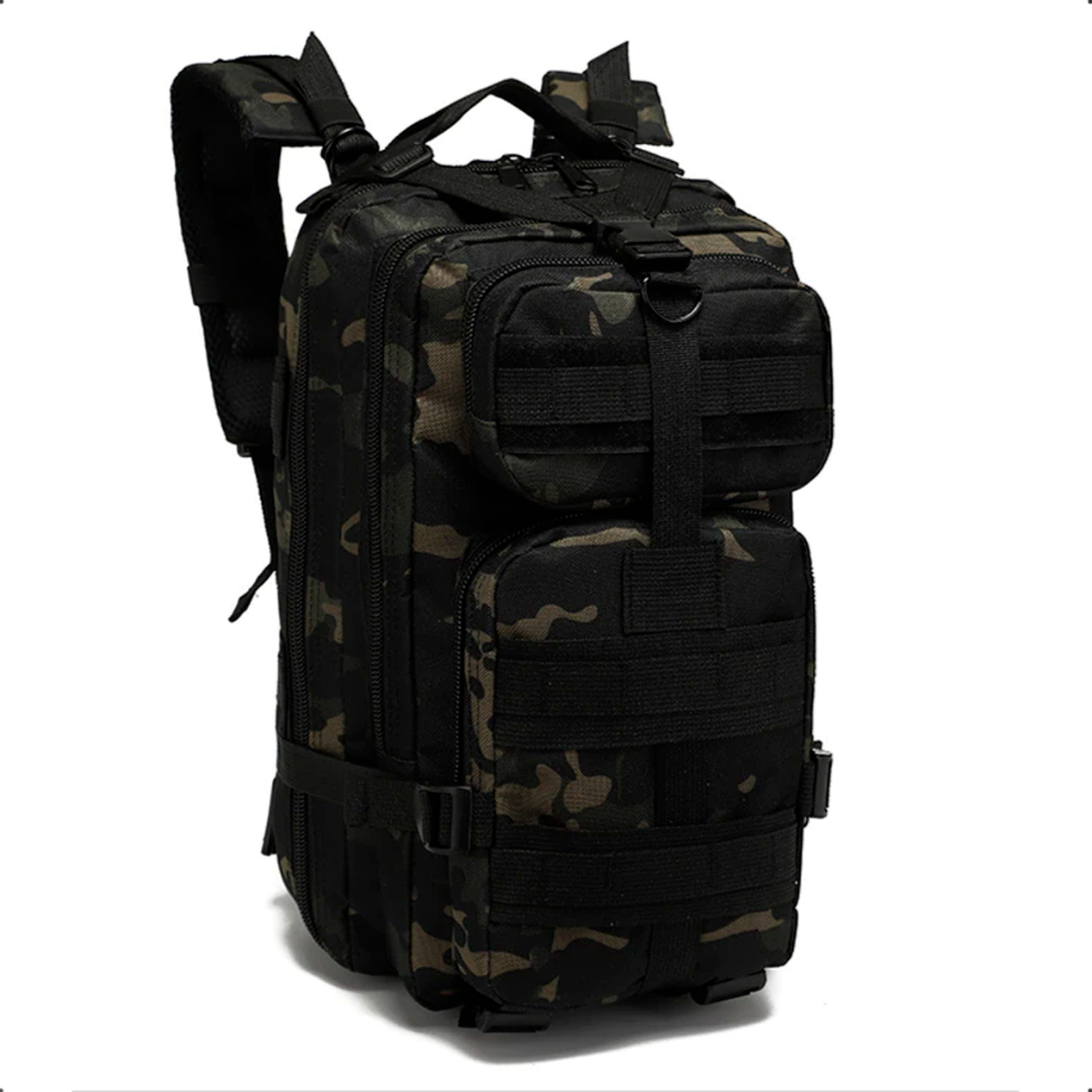 MOCHILA TÁTICA Militar 30 Litros à Prova D'água + Patch Personalizado A Mochila dos Aventureiros!
