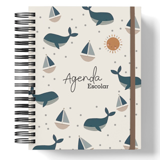 Agenda Escolar Infantil Permanente - Meninos em Oferta na Shopee