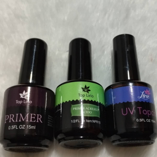 kit blindagem em gel 14ml [ primer, primer ácido e top coat ] - H&N BAZAR -