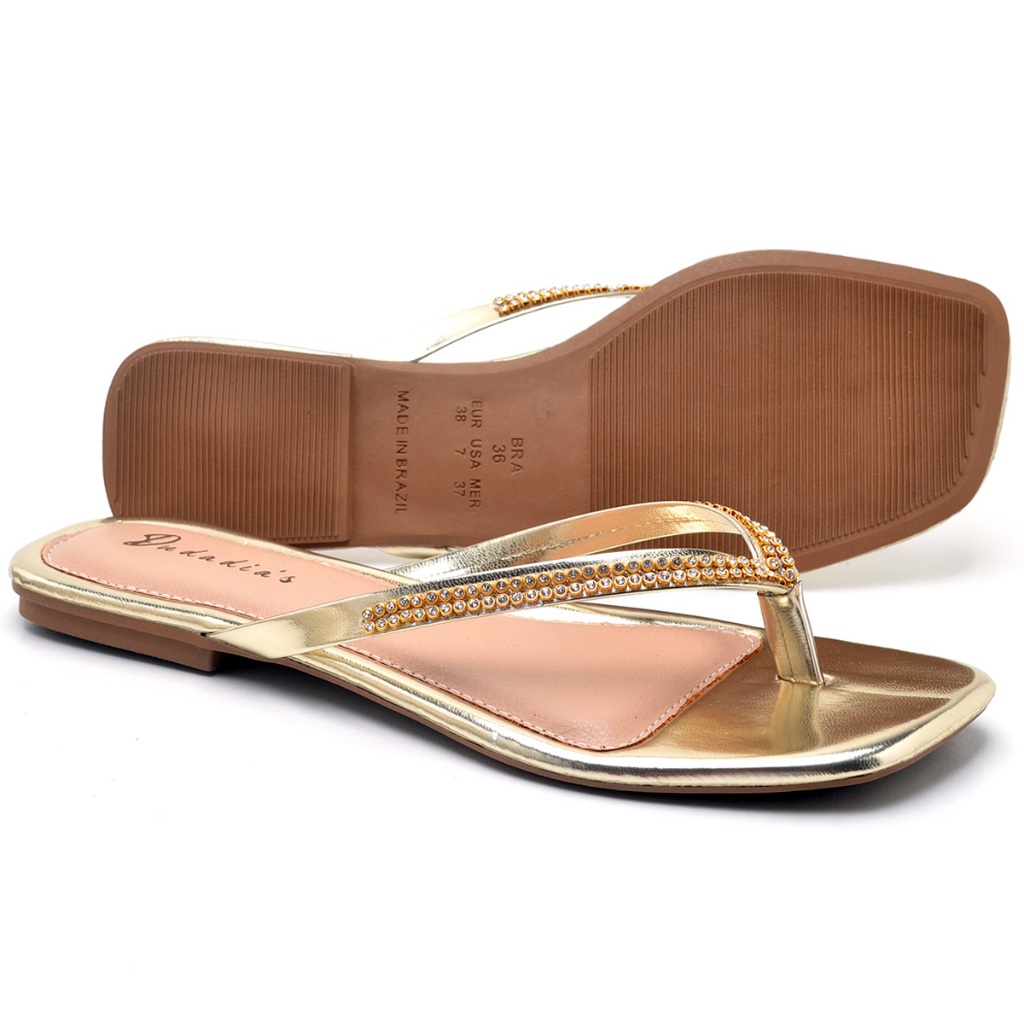 Sandália Feminina rasteirinha leve confortável moda verão Blogueira em Oferta na Shopee