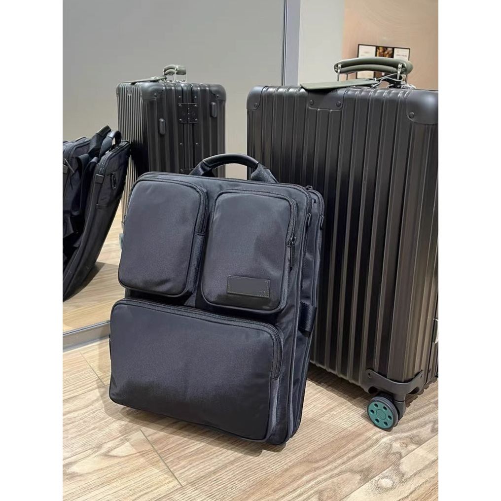 Bolsa arnês para mala de cabine preto e vários bolsos em Oferta na Shopee