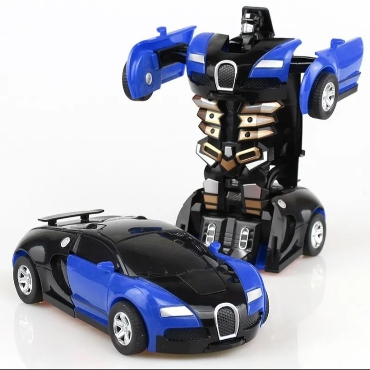 Brinquedo Carrinho Vira Robo Transformers Com Flexão pra crianças um Ótimo presente de Natal