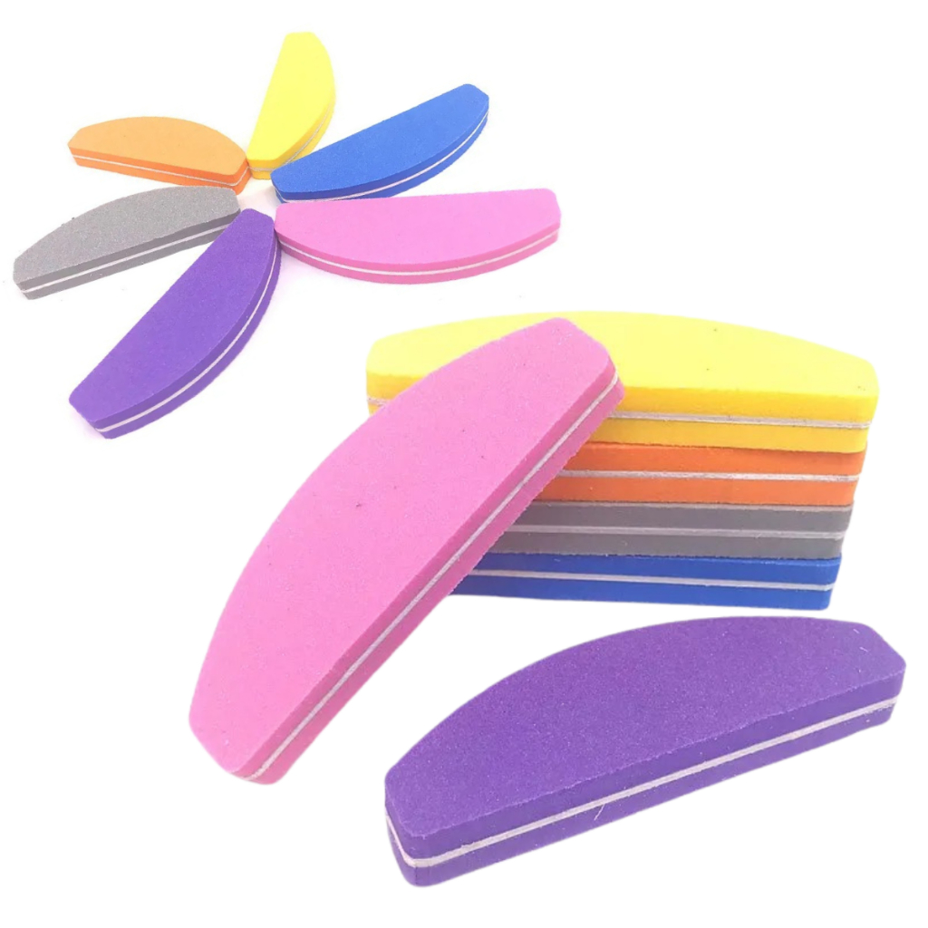 Mini Lixa Polidora Bumerangue 100/180 Profissional Nails