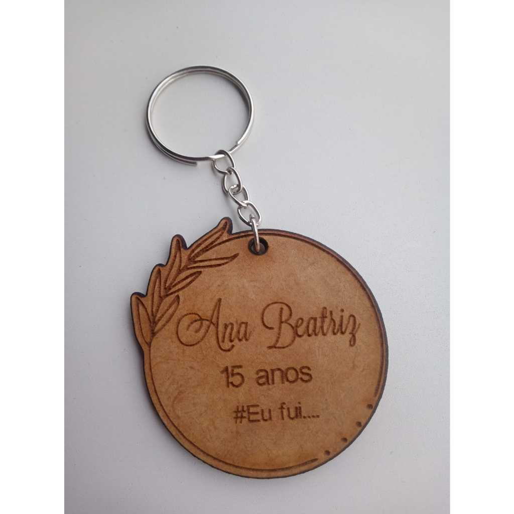 Pacote com 40 Chaveiros Personalizados com argolas Mdf Lembrancinhas Casamentos aniversários