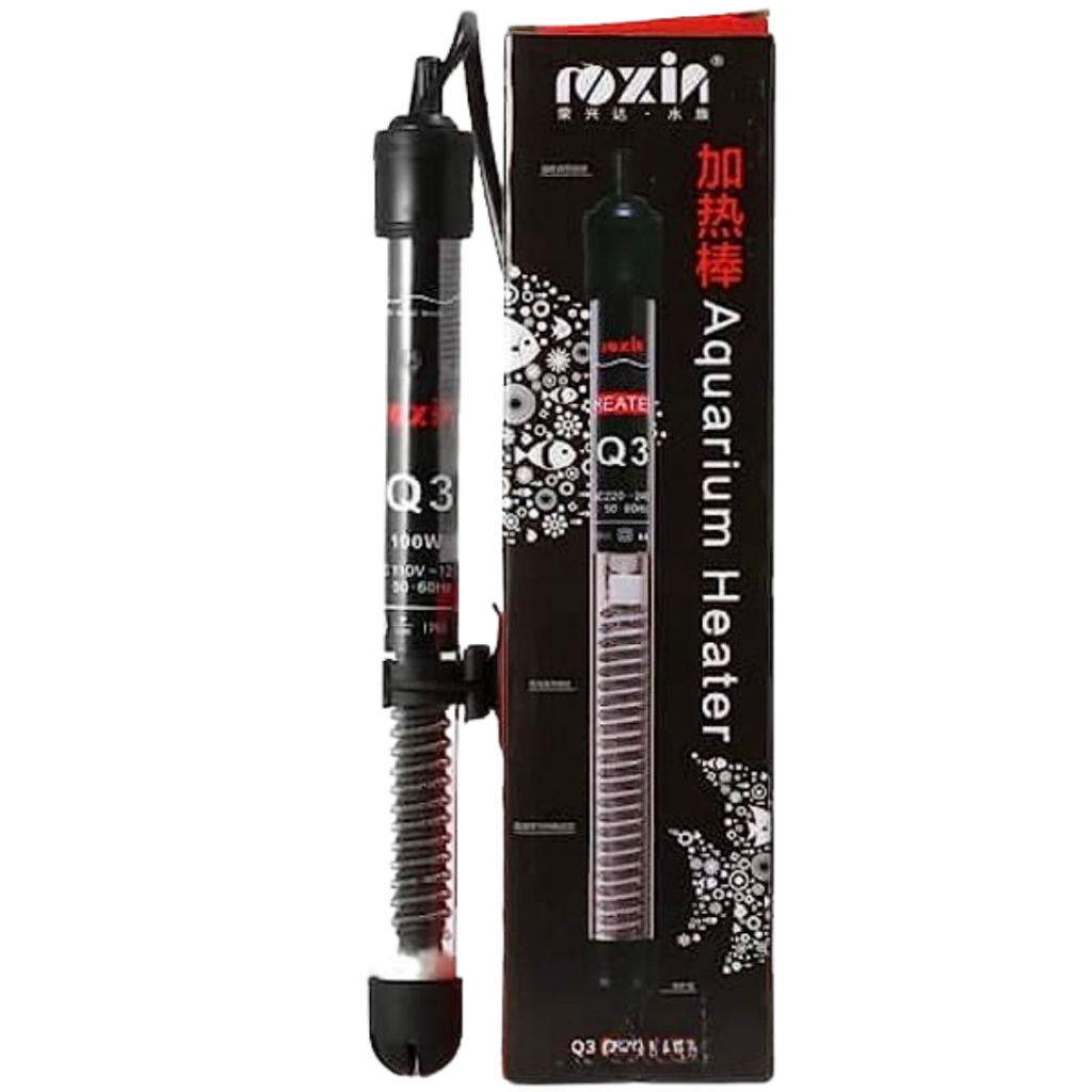 Termostato Aquecedor Roxin Q3 200w Para Aquario Até 200 Litros