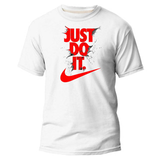 Camiseta Masculina e Feminina JUST DO IT NK Camisa 100% Algodão