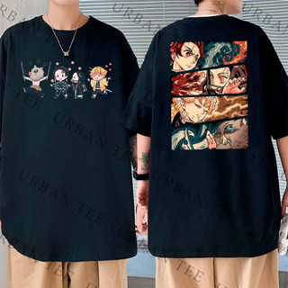 Camiseta Basica Algodao Demon Slayer Chibli Eyes Personagens Anime Unissex