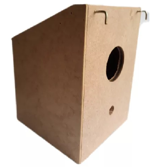 Kit com 3 ninhos para canario da terra com tela