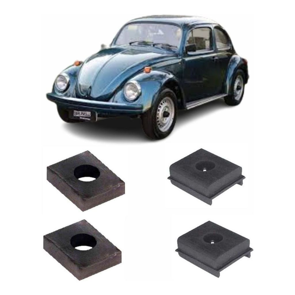 Kit 4 Calço Buchas Da Carroceria Fusca 1967 1968 1969  Todos