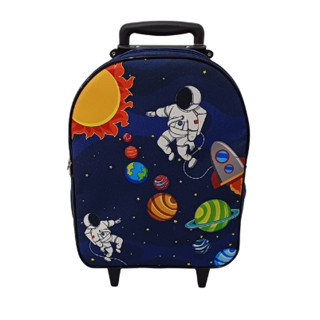 Mochila Escolar Infantil Carrinho - Astronauta Marinho