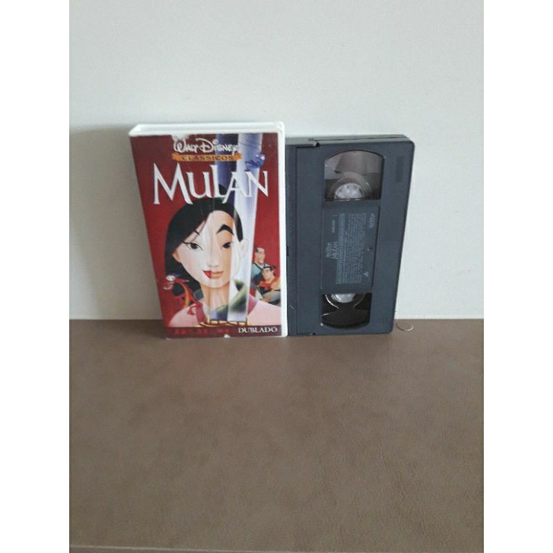 Vhs Mulan - Clássico Disney - Dublado