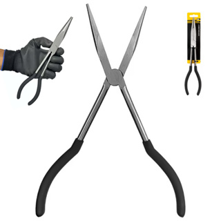 Alicate De Bico Reto Extra Longo De 11Pol. Locais Difícil Acesso Cr-V Cromo Vanádio em Oferta na Shopee