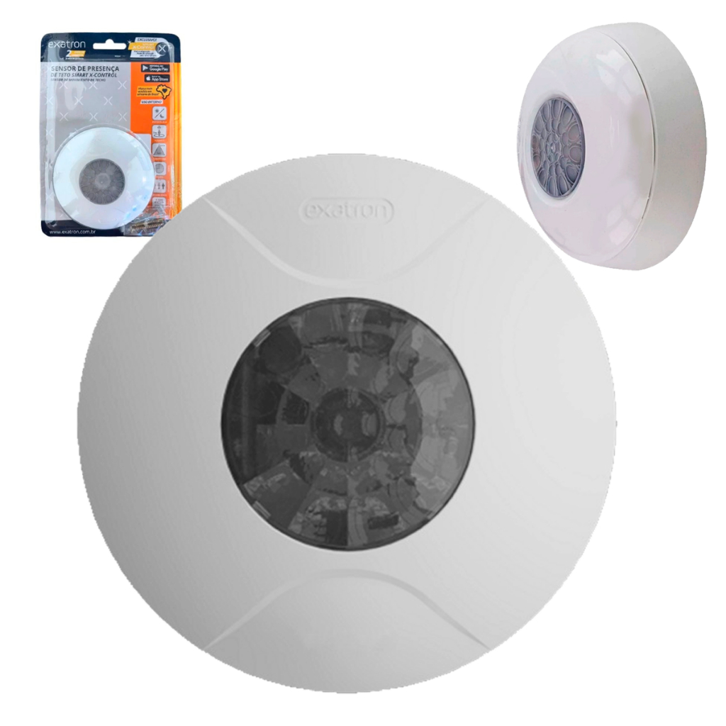 Sensor De Presença De Teto Smart X-Control Exatron Smartphone Celular Comando Inteligente Prático em Oferta na Shopee