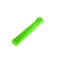 Haste de Chenille 30 cm Verde - 100 unidades - Artlille - Rizzo
