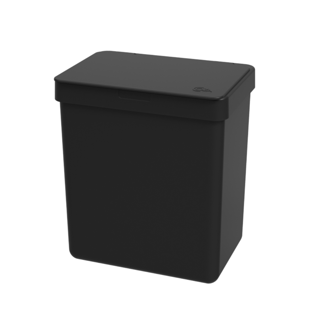Lixeira Coza Single 2,5 Litros Preto em Oferta na Shopee
