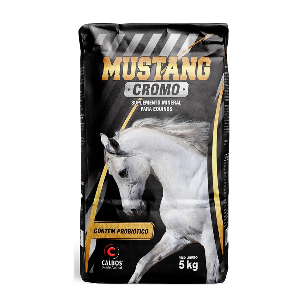 Sal Mineral C/ Probiotico Suplemento Para Equinos Mustang Calbos 5kg