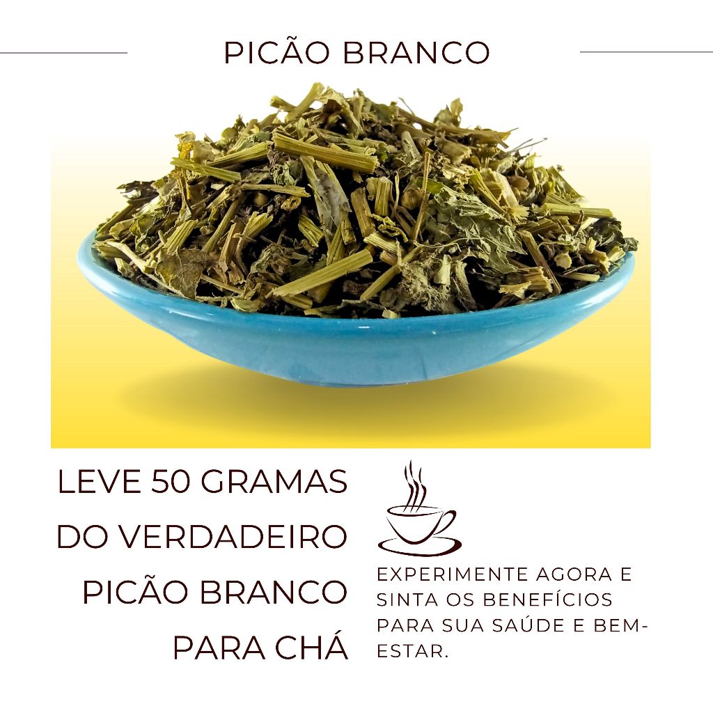 Chá de Picão Branco | Alta Qualidade | 100% Natural para Cha Envio Imediato - 50g