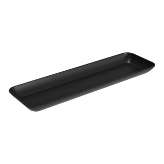Prato Petisqueira Coza Essential Grande 31,9x9,6x2,5 cm Preto