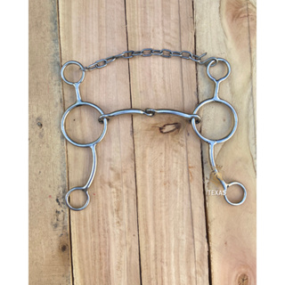 Freio Inox Bridão Para Cavalo 3 Argolas Bocal De Ferro em Oferta na Shopee