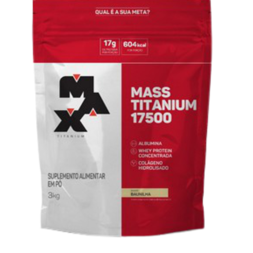 Suplemento Hipercalorico Mass Titanium 17500 - 3kg - Max Titanium