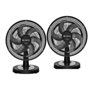 kit 02 Ventilador Turbo Conforto VTR470 42cm 3Ve 6 Pás Cadence 127V