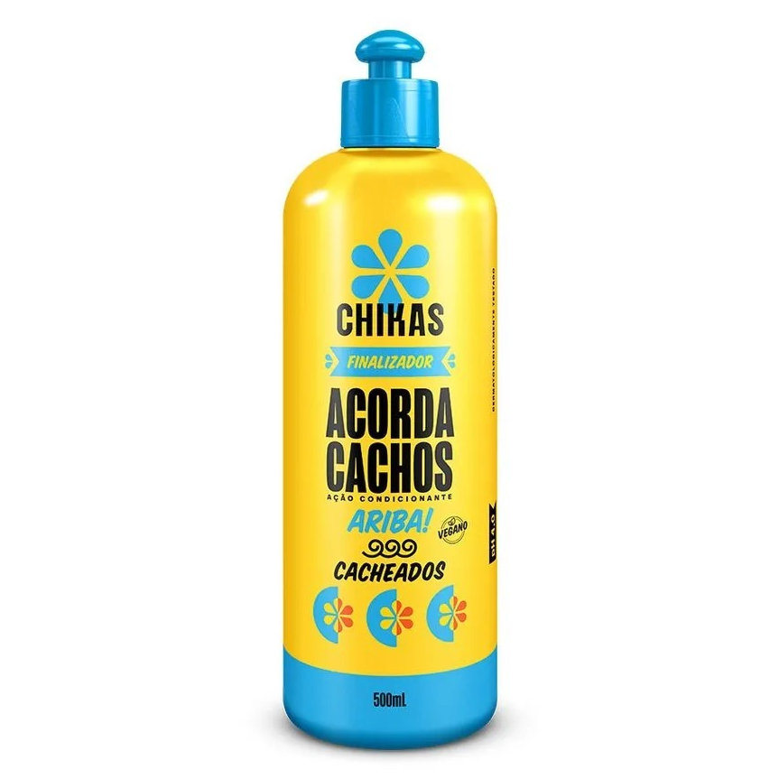 Finalizador Acorda Cachos - Cacheados 500mL Chikas Cosméticos em Oferta na Shopee