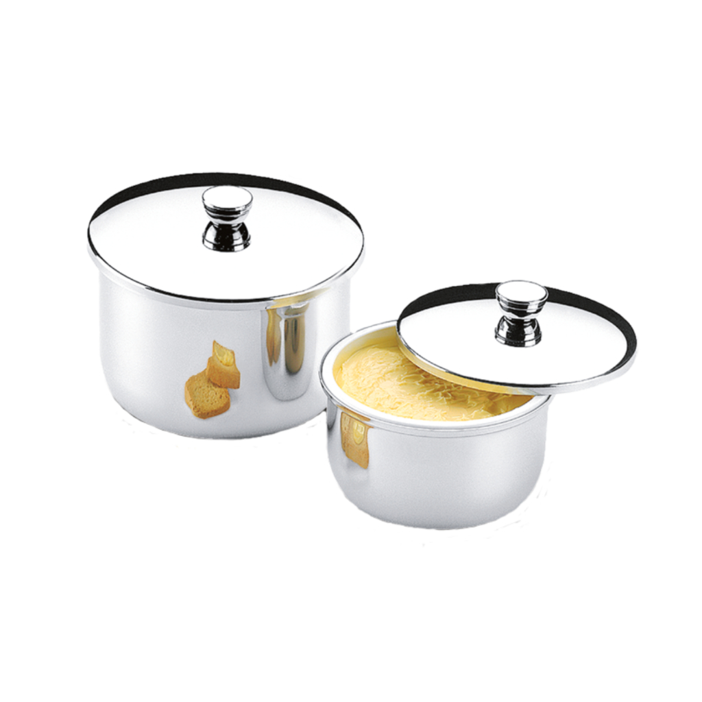 Margarineira Para Pote Brinox Atina 250 Gramas Aço Inox em Oferta na Shopee