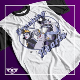 Camiseta Unissex Blusa Estampa Vilãs 04 Disney Adulto e Infantil Geek Ursula Malevola Rainha Má
