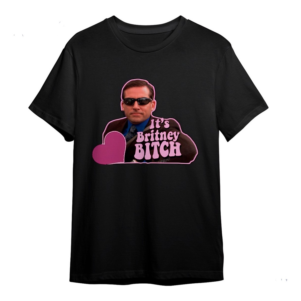 Camisa Serie The Office Its Britney Bitc Michael Scott 100% Algodão Alta Qualidade