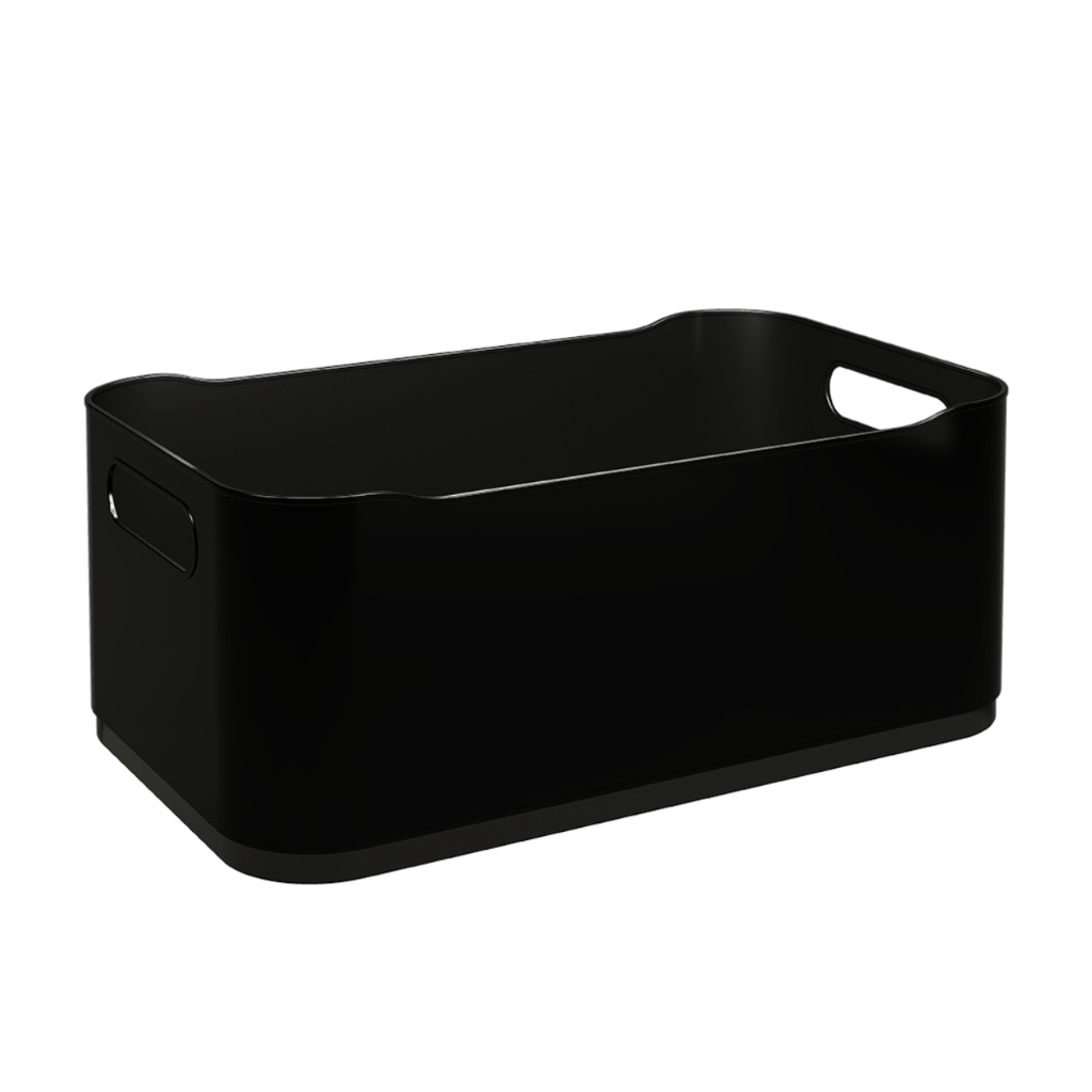 Cesta Organizadora Grande Coza Fit Preto em Oferta na Shopee