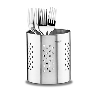 Suporte para Talheres Brinox Jornata 12x14 cm Aço Inox em Oferta na Shopee