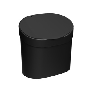 Lixeira Com Tampa Coza Basic 4 Litros Preto em Oferta na Shopee