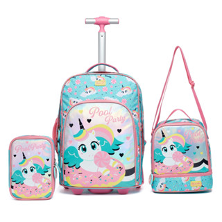 Kit Infantil Escolar Spector Feminina Resistente Unicórnio