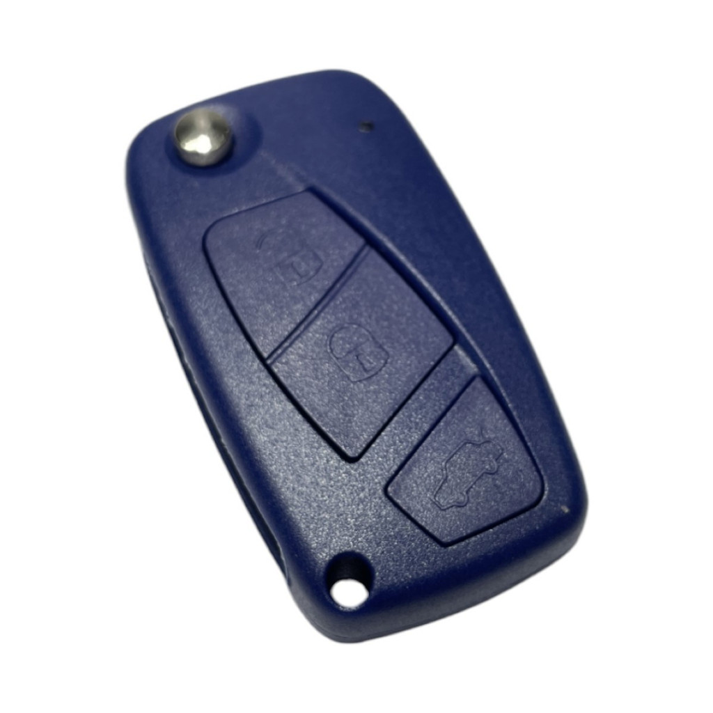 Carcaça Fiat Canivete Azul 3 Botões - Stilo/Punto/Idea FT307