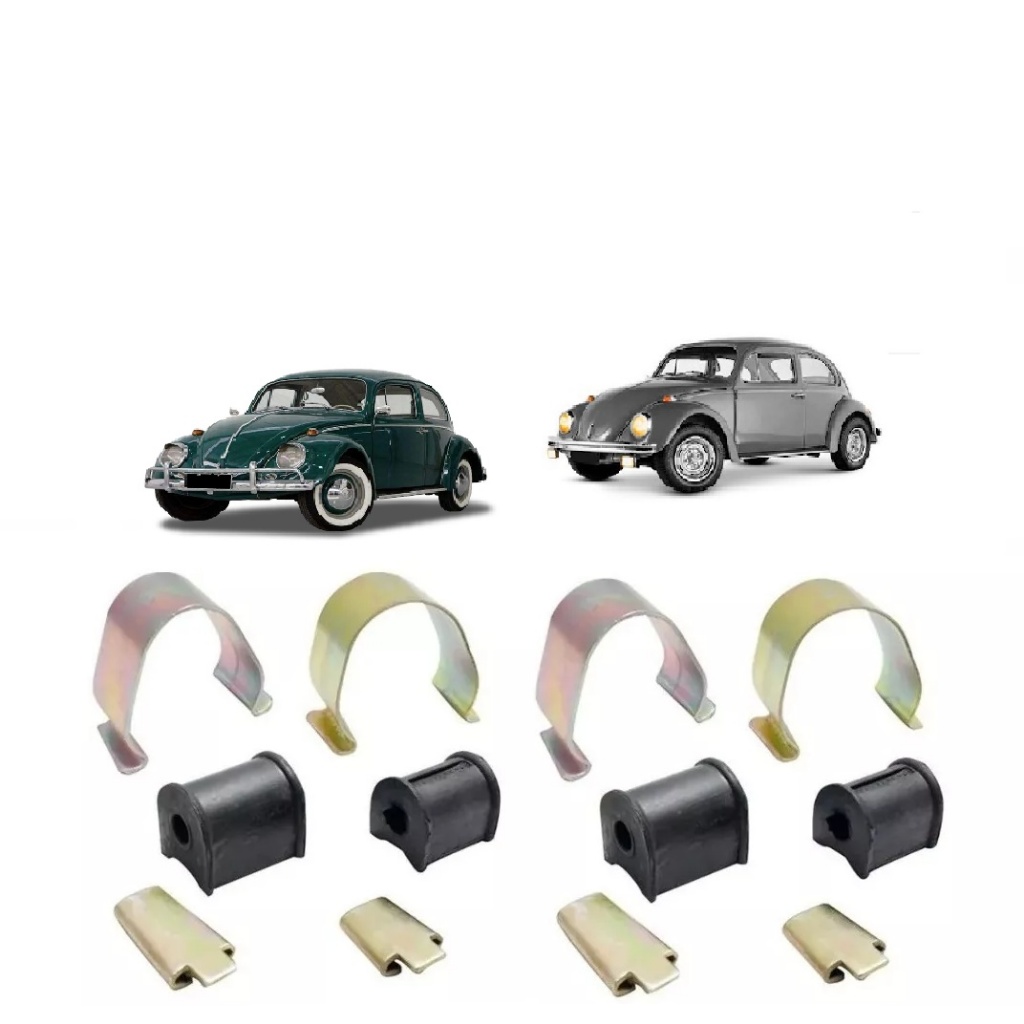 Kit reparo da Barra Estabilizadora da suspensao Dianteira  p/ vw Fusca 1200 1300