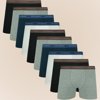 Kit 10 Cuecas Lupo Kids Original Boxer Box Em Algodao Para meninos
