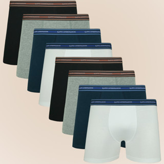 Kit 8 Cuecas Lupo Boxer Infantil Kids Algodao Original Cores Variadas P ao GG