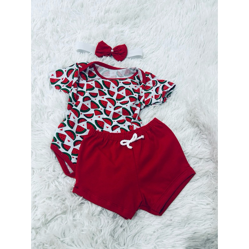 Conjunto Body Tematicos e Faixa 3 Peças para Bebe em Oferta na Shopee