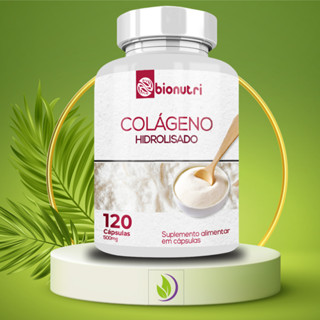 Colágeno Hidrolisado Tipo 1 120 Cápsulas 500mg Original Bionutri