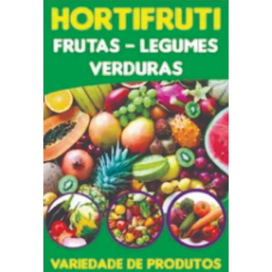 BANNER ARTE PRONTA - HORTIFRUTI em Oferta na Shopee